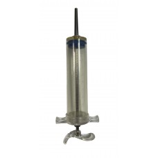 W-712 Syringe with silicone O-ring on the piston cavity rinsing volume of 100 cm3 with a double scale. 