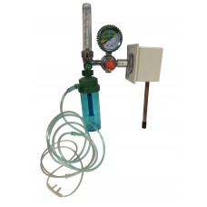 Y-006RM Medica Oxygen Humidifier with Flow Meter, Pressure Gauge, and Oxygen Outlet