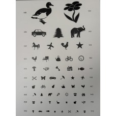 ТО Table Orlova for vision testing in children. 